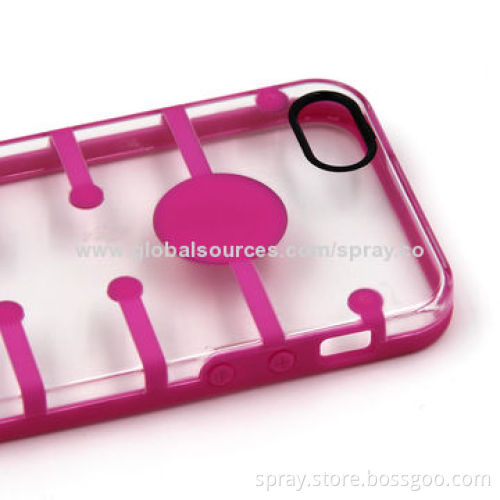 Transparent Crystal Clear Hard TPU Case Covers for iPhone 5, 5S, Different Colors Available